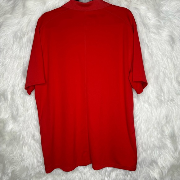 Nike Men’s Red Dri-Fit Polo Shirt Size XL - Picture 3 of 4